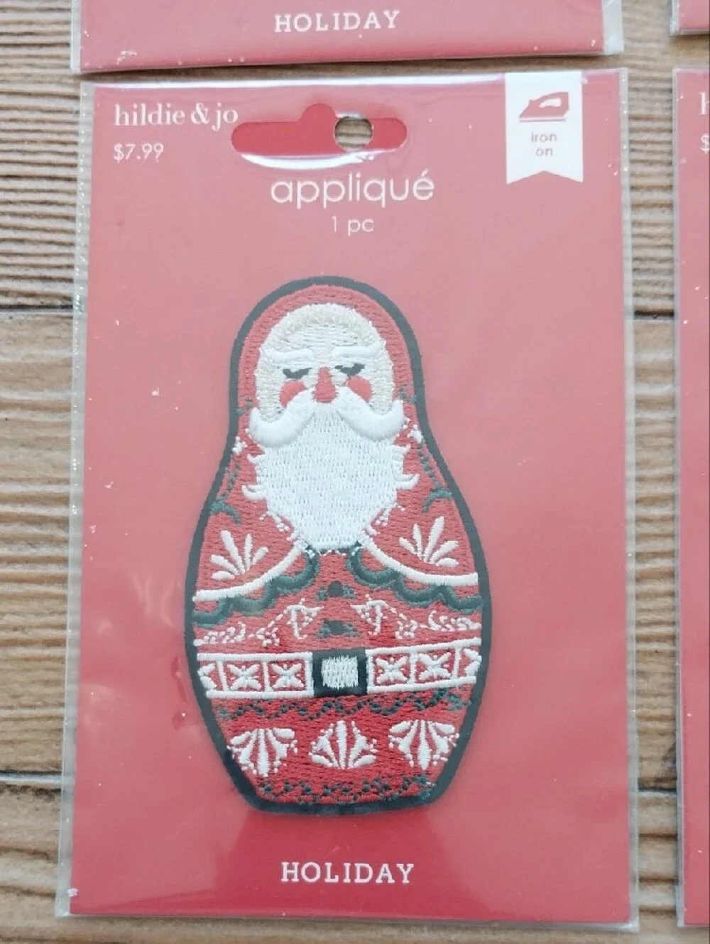 Bundle Of Appliqué Patches For Christmas